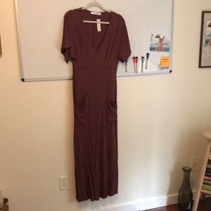 Maxi maroon summer dress! Brand new with tags